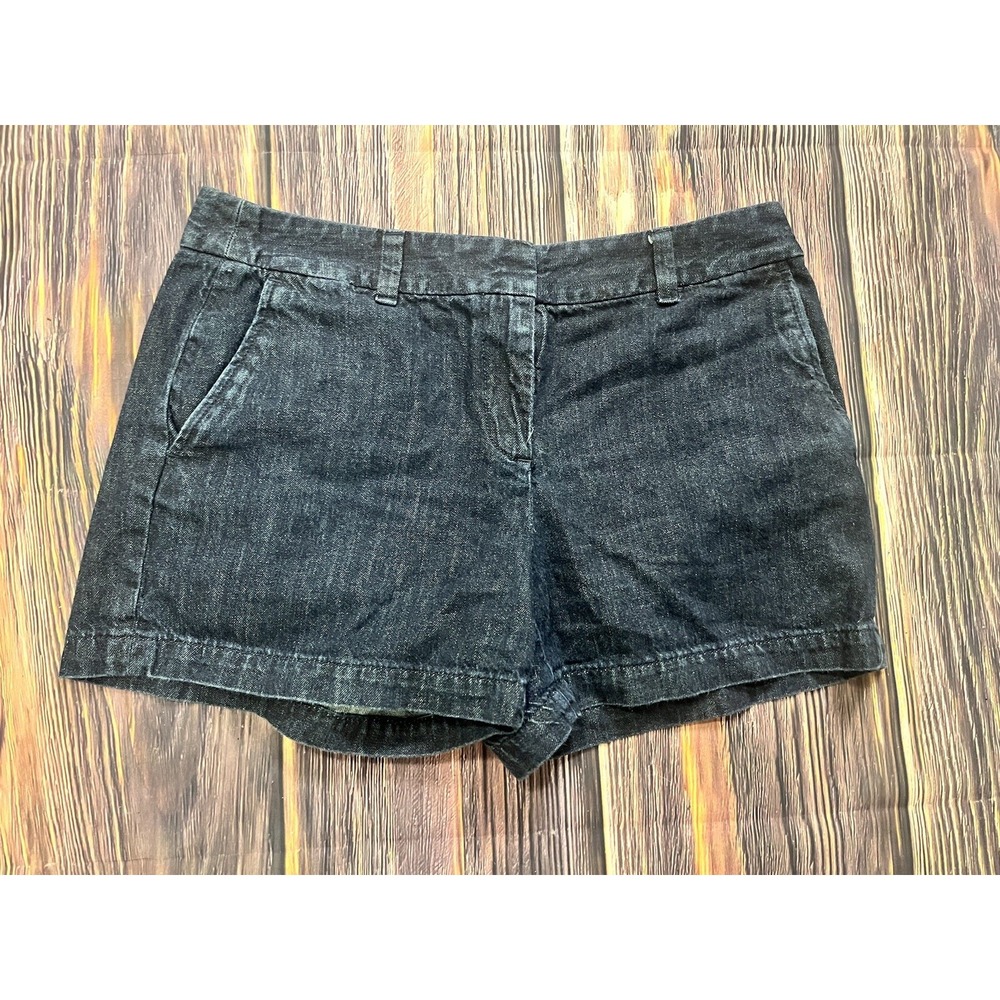 Ann Taylor Loft Women's Size 6 Original Shorts Blue Dark Denim Jean